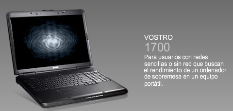 Accede a una Dell Vostro 1700 con un descuento de 50 euros