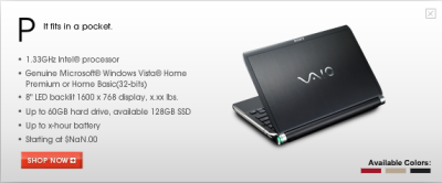 Sony Vaio Pocket