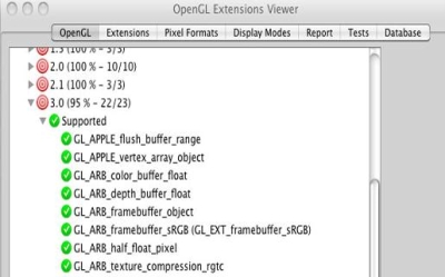 opengl extensions viewer mac