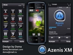 Tema Nokia 5800 llamado Azenis MX