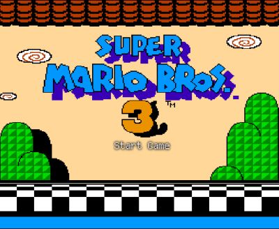 Jugando al Super Mario Bros 3