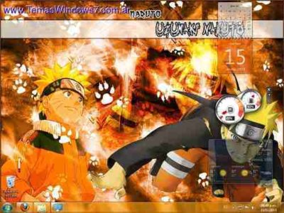 Tema para Windows 7 de Naruto Shippuden