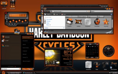 Tema para Windows XP de Motos Harley-Davidson