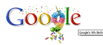 9no Cumpleaños Google