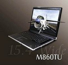 Notebook Eurocom M869TU basada en la plataforma Montevina