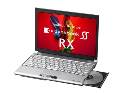Notebook Toshiba DynaBook SS RX1/TAE con 12.5 horas de autonomia
