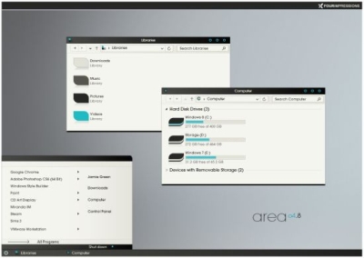 Tema Areao4.8 para Windows 8
