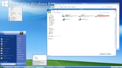 Tema Royale 8 para Windows 8